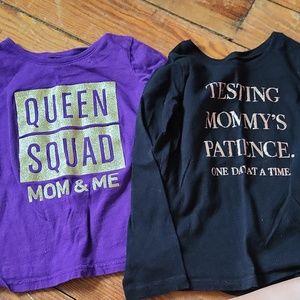 Children place long sleeve